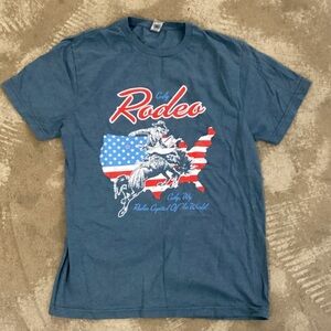 Cody Rodeo Blue Graphic T-Shirt
